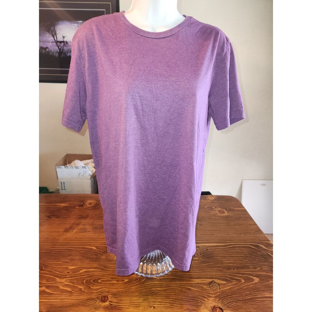 Mossimo Supply Co Athletic Fit Purple T-Shirt Size M Medium Soft Crewneck Tee